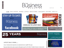 Tablet Screenshot of businessmag.co.uk